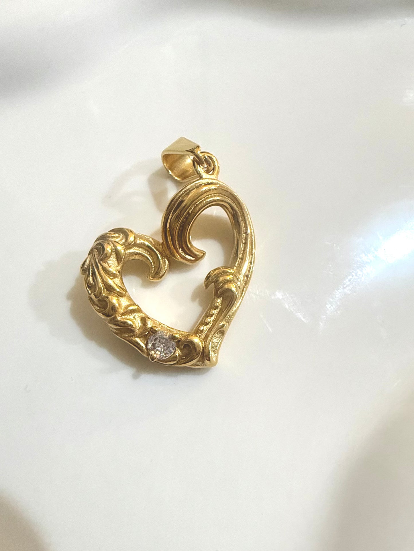 Royal Heart Charm Pendant