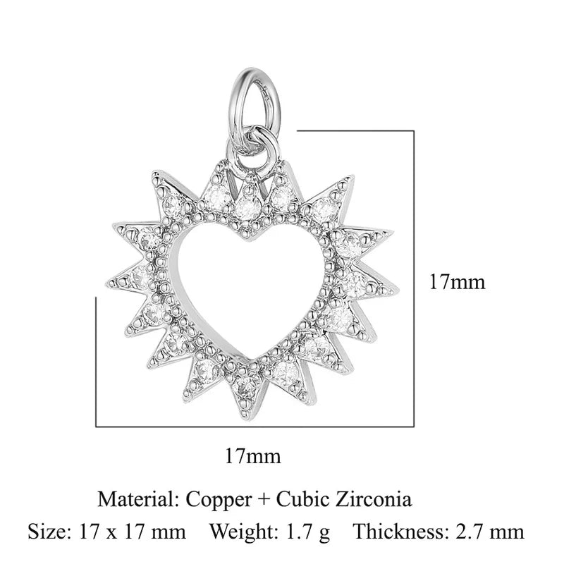 Radiant Heart Charm