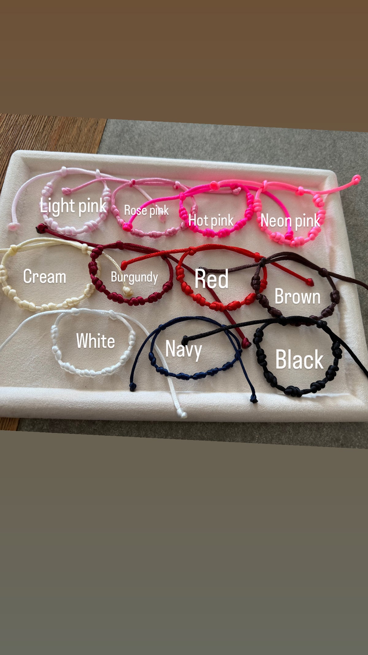 7 Knot Thread Bracelet – Protection & Intention