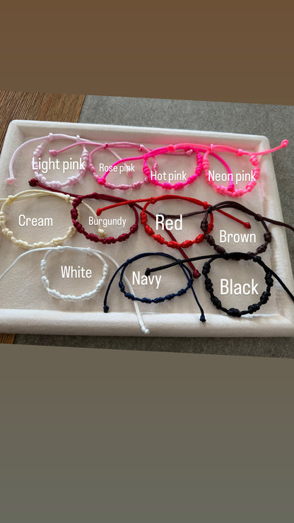 7 Knot Thread Bracelet – Protection & Intention