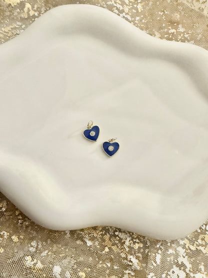 Protected heart charm