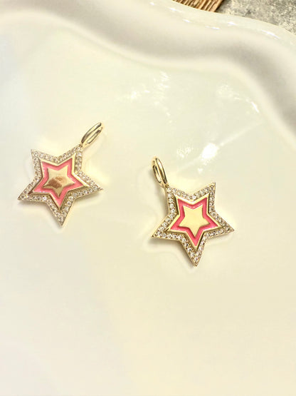 Big bright pink charm