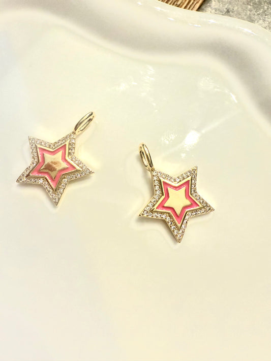 Big bright pink charm