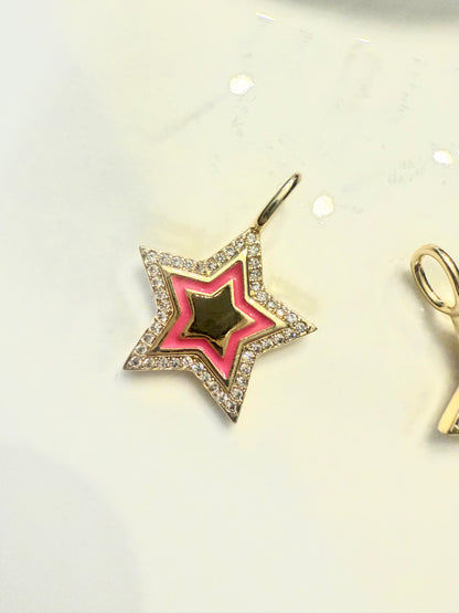 Big bright pink charm