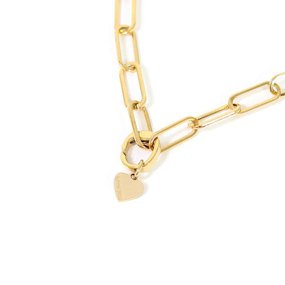 Love you heart charm