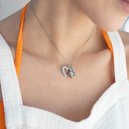 Pearl Heart Charm