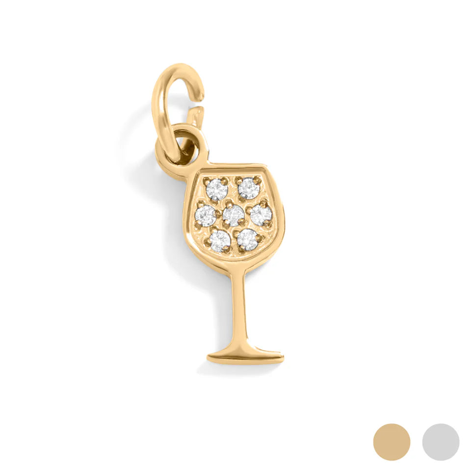 Wine Glass Charm