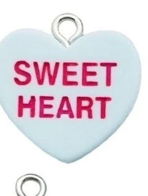Sweet Heart Epoxy Charm