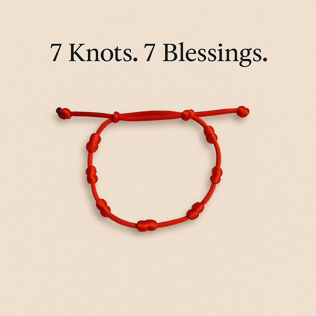 7 Knot Thread Bracelet – Protection & Intention