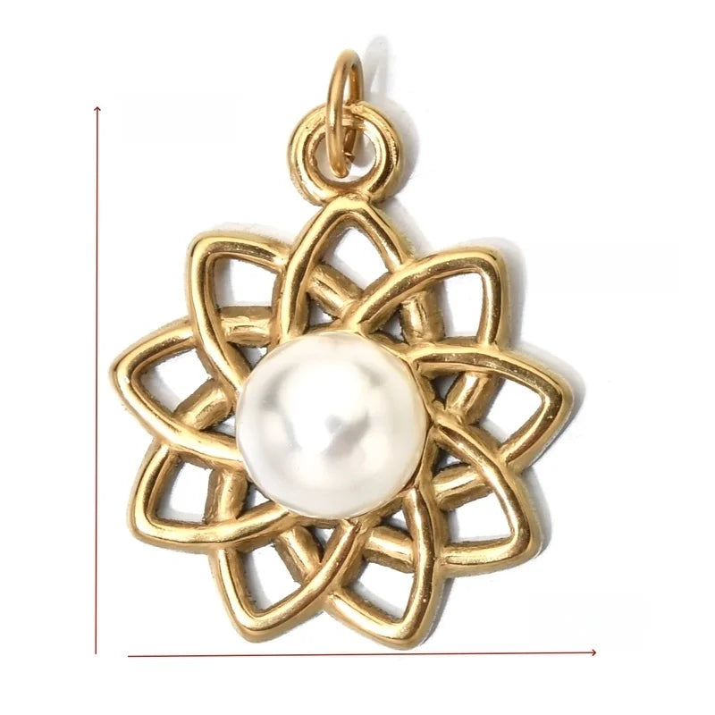 Lotus Pearl Charm